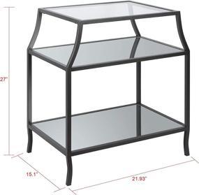 img 1 attached to Silverwood CPFT1379A Side Table Gunmetal