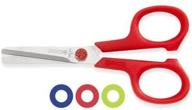 🔍 mundial 669-km true-left-hand school scissors, blunt-tip, 4-1/4-inch, dot kids range. colors may vary. logo