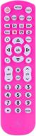 📱 ge backlit universal remote control for samsung, vizio, lg, sony, sharp, roku, apple tv, tcl, panasonic, smart tv, streaming players, blu-ray, dvd, 4-device - pink (model: 44221) logo