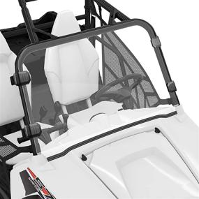 img 3 attached to 🔍 AURELIO TECH Clear UTV Full Windshield: Perfect Fit for Polaris Razor - RZR 570/800/S 800/4 800/XP 900/XP 4 900/Trail 570 (2020-2021)