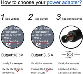 img 2 attached to 💡 High-Quality 19.5V 3.33A AC DC Adapter Charger for HP UltraSlim Docking Station + Pavilion Slimline Series - Durable Power Cord Included