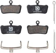 🚲 dymoece 2 pairs bicycle disc brake pads compatible with sram guide, elixir, avid xo trail - resin, semi-metallic, sintered metal brake pads logo