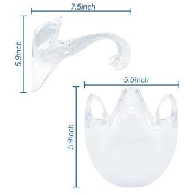 img 3 attached to Anti Fog Reusable Transparent Breathable Expression