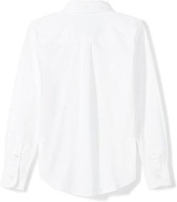 img 3 attached to 👔 Classic Boys' Uniform Long-Sleeve Button-Down Shirts by Amazon Essentials