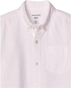 img 2 attached to 👔 Classic Boys' Uniform Long-Sleeve Button-Down Shirts by Amazon Essentials