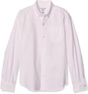 👔 classic boys' uniform long-sleeve button-down shirts by amazon essentials logo