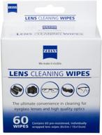 zeiss box lens wipes: convenient 60-count pack for spotless optics! logo
