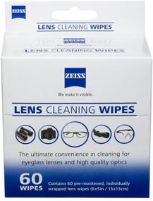 img 4 attached to Zeiss Box Lens Wipes: Convenient 60-Count Pack for Spotless Optics!