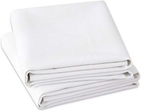 img 1 attached to 🛏️ 2 Pack King Fitted Sheets, 400 Thread Count 16" Deep Pocket Egyptian Cotton, King Size