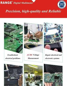 img 2 attached to 🔧 RANGE Digital Multimeter and Volt Tester with Continuity, Diode and Resistance Test - Dual Fused for Anti-Burn (Red)