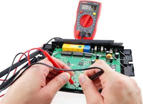 img 1 attached to 🔧 RANGE Digital Multimeter and Volt Tester with Continuity, Diode and Resistance Test - Dual Fused for Anti-Burn (Red)