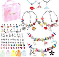 📿 aonokoy charm bracelet making kit: 74 pcs diy jewelry charms & beads for girls and beginners logo