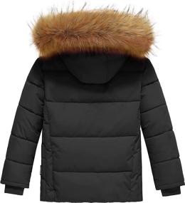 img 3 attached to 🧥 Water Resistant Winter Coat for Girls - Stay Warm with Wantdo's Insulated Puffer Jacket featuring a Hood