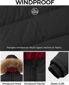 img 1 attached to 🧥 Water Resistant Winter Coat for Girls - Stay Warm with Wantdo's Insulated Puffer Jacket featuring a Hood