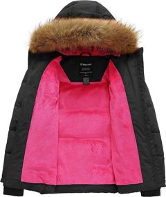 img 2 attached to 🧥 Water Resistant Winter Coat for Girls - Stay Warm with Wantdo's Insulated Puffer Jacket featuring a Hood