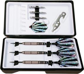 img 2 attached to High-Quality 80% Tungsten Steel Tip Dart Set | Ideal for Bristle Dartboards | Complete with Case and Tool