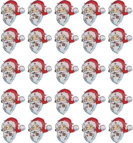 img 4 attached to 25Pcs LED Santa Claus Brooch Christmas Pin - BESTOYARD Children Gift Party Favors & Decorations