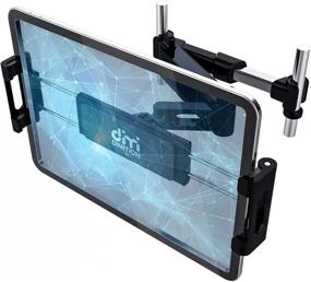 img 4 attached to 🚗 Car Back Seat Tablet Holder, DM Tablet Car Mount for Headrest - Suitable for iPad, Samsung Galaxy Tab, Switch, Kindle Fire, Microsoft Surface, Mobile Phone (Black)