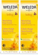 👶 weleda baby calendula face cream, 1.7 fl oz: double pack for extra care logo