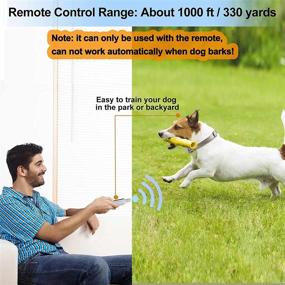 img 1 attached to WWVVPET Citronella Dog Training Collar with Remote: 3 Modes Spray/Vibration/Beep, 1000ft Range - Harmless, Safe, Humane No Shock Spray Collar (Does Not Automatically Work)