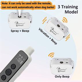 img 3 attached to WWVVPET Citronella Dog Training Collar with Remote: 3 Modes Spray/Vibration/Beep, 1000ft Range - Harmless, Safe, Humane No Shock Spray Collar (Does Not Automatically Work)