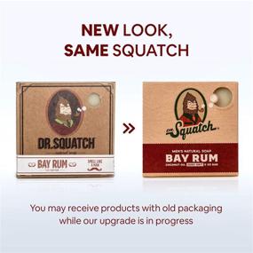 img 3 attached to 🧼 Natural Dr. Squatch Bay Rum Soap 3-Pack Bundle with Bay Rum Scent, Kaolin Clay, Shea Butter – Handmade in USA