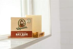 img 2 attached to 🧼 Natural Dr. Squatch Bay Rum Soap 3-Pack Bundle with Bay Rum Scent, Kaolin Clay, Shea Butter – Handmade in USA