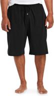 amazon essentials pajama shorts black men's clothing logo