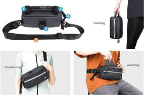 img 2 attached to 🚴 Wxnow Bike Handlebar Bag: A Versatile Front Tube Bicycle Basket with Convenient Shoulder Strap