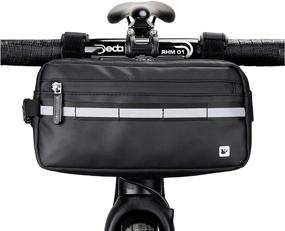 img 4 attached to 🚴 Wxnow Bike Handlebar Bag: A Versatile Front Tube Bicycle Basket with Convenient Shoulder Strap