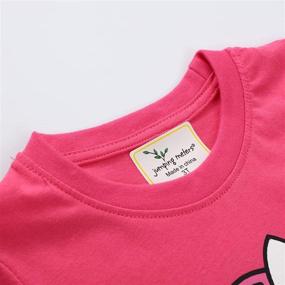 img 1 attached to EULLA Organic Cotton Toddler Girls' Unicorn T-Shirt ~ Soft Short-Sleeve Shirt ~ Ultra Comfy Top Tee