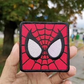 img 1 attached to 🕷️ LiZMS Tactical Patch - SPIDER MAN Super Hero - 7.5 cm Hook and Loop Fasteners