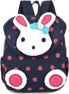 🐇 turquoise rabbit toddler backpack with harness logo