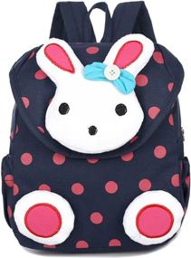 img 4 attached to 🐇 Turquoise Rabbit Toddler Backpack with Harness