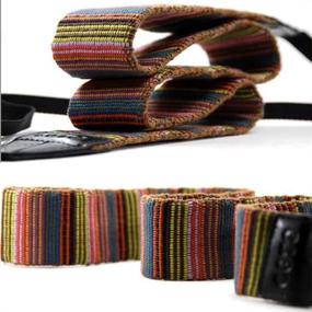 img 3 attached to 📷 CHMETE Vintage Bohemian Camera Neck Strap with Adjustable Harness - Perfect for DSLR Cameras