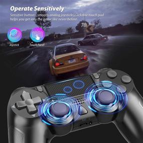 img 1 attached to Wireless Controller Compatible Playstation Vibration PlayStation 4 for Accessories