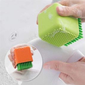 img 1 attached to 🌿 Green Cleaning Brush for Efficient and Effective Cleanliness