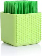 🌿 green cleaning brush for efficient and effective cleanliness logo
