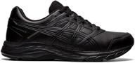 asics contend running shoes graphite sports & fitness logo