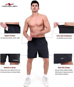 img 2 attached to Nomolen Running Athletic Lightweight Training Men's Clothing and Active