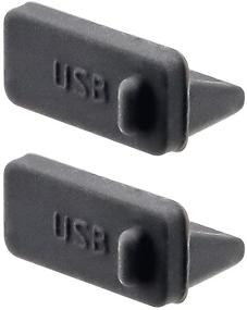 img 2 attached to Уплотнители из черного силикона для USB-порта TOPPROS, пакет из 50 штук, предохранитель от пыли для женского разъема (0,5" x 0,3" x 0,24" Д x Ш x В) - Улучшенный SEO