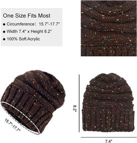 img 2 attached to GiveYouWings Beanies Winter Knitted Weather Outdoor Recreation for Climbing