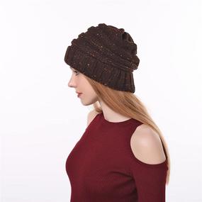 img 3 attached to GiveYouWings Beanies Winter Knitted Weather Outdoor Recreation for Climbing