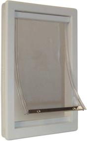 img 3 attached to 🐱 Convenient Small Flap Cat Door with Telescoping Frame - Perfect Pet Access Solution (5"x7" Flap Size)