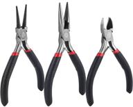 🔧 ph pandahall 3-pack jewelry pliers set – essential jewelry making tools including needle nose, chain nose, and round nose pliers with wire cutter – ideal for jewelry repair, wire wrapping, and jewelry making supplies logo