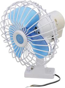 img 3 attached to Seachoice 71451 12V DC Oscillating Fan 💨 – 6 Inch – Enhanced 90 Degree Oscillation