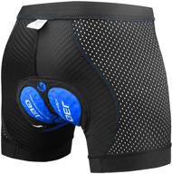 🚴 x-tiger men's cycling underwear shorts 5d padded gel: breathable & adsorbent design logo