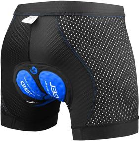 img 4 attached to 🚴 X-TIGER Men's Cycling Underwear Shorts 5D Padded Gel: Breathable & Adsorbent Design