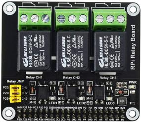 img 2 attached to 💡 Ingcool Raspberry Pi Power Relay Module Kits - Compatible with Raspberry Pi 4B/3B+/3B/2B/A+/B+ - 5A 250V AC/ 5A 30V DC Expansion Board