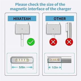 img 3 attached to 🔌 HIXATEAH 60W MacBook Pro Charger, Replacement for MacBook Pro 13-Inch 2012-2016 Retina Display AC Magnetic Power Adapter, Laptop Charger Compatible with MacBook Pro/Air